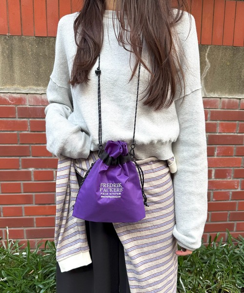 セール】【FREDRIK PACKERS】 /210D PINION POUCH ミニショルダー巾着