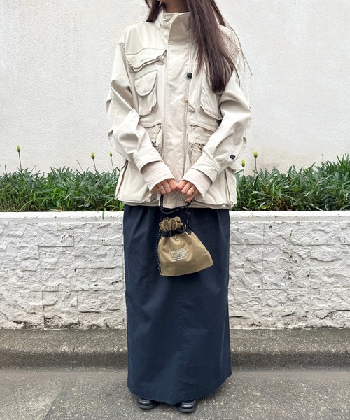 FREDRIK PACKERS(フレドリックパッカーズ)の「【FREDRIK PACKERS】 /210D PINION POUCH ミニショルダー巾着バッグ フレドリックパッカーズ(ショルダーバッグ・レディース・ブラック/パープル/ネイビー/カーキ/レオパード・FREE)」の18枚目の写真