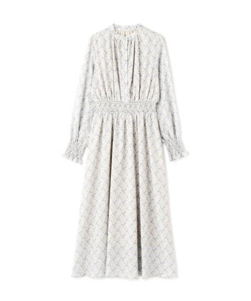 N.（N. Natural Beauty Basic）（エヌエヌナチュラルビューティーベーシック）の「スモールフラワープリントワンピース（ワンピース・レディース・ブルー系その他/ホワイト系その他/ベージュ系その他・MEDIUM）」の18枚目の写真