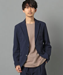 GLOSTER | ナイロンリップ セットアップ テーラードジャケット(テーラードジャケット)