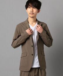 GLOSTER | ナイロンリップ セットアップ テーラードジャケット(テーラードジャケット)