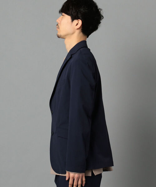 GLOSTER（グロスター）の「ナイロンリップ セットアップ テーラードジャケット（テーラードジャケット・メンズ・ブラウン/ネイビー・M/S/XL/L）」の6枚目の写真