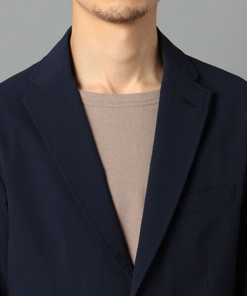 GLOSTER（グロスター）の「ナイロンリップ セットアップ テーラードジャケット（テーラードジャケット・メンズ・ブラウン/ネイビー・M/S/XL/L）」の5枚目の写真