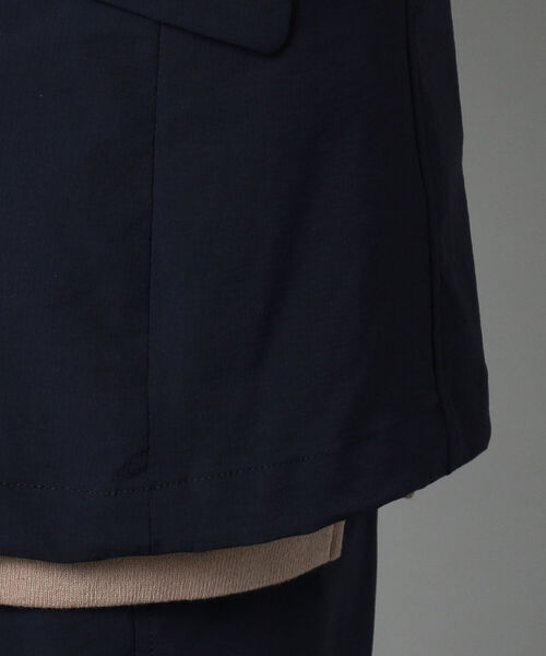 GLOSTER（グロスター）の「ナイロンリップ セットアップ テーラードジャケット（テーラードジャケット・メンズ・ブラウン/ネイビー・M/S/XL/L）」の9枚目の写真