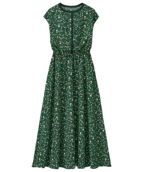 GeeRA（ジーラ）の「アソート柄ワンピース（ワンピース・レディース・ブラック/ダークネイビー/ネイビー/グリーン/ベージュ/ブラック系その他・LARGE/X-LARGE/MEDIUM/XX-LARGE）」の14枚目の写真