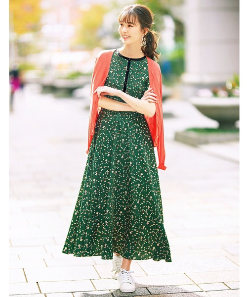 GeeRA（ジーラ）の「アソート柄ワンピース（ワンピース・レディース・ブラック/ダークネイビー/ネイビー/グリーン/ベージュ/ブラック系その他・LARGE/X-LARGE/MEDIUM/XX-LARGE）」の17枚目の写真