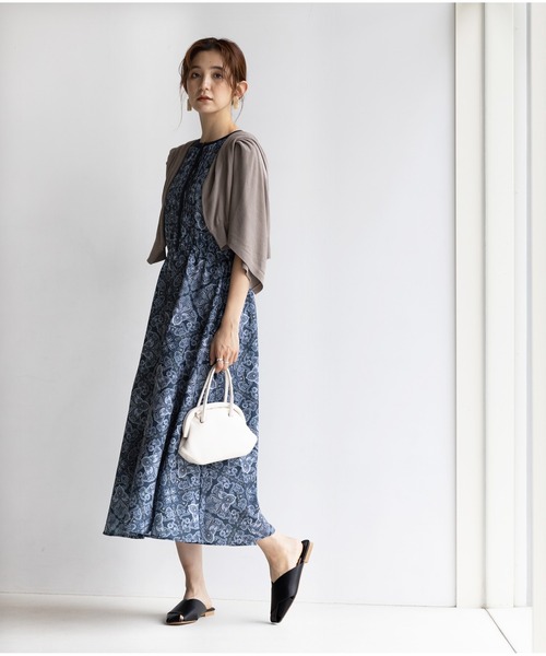 GeeRA（ジーラ）の「アソート柄ワンピース（ワンピース・レディース・ブラック/ダークネイビー/ネイビー/グリーン/ベージュ/ブラック系その他・LARGE/X-LARGE/MEDIUM/XX-LARGE）」の20枚目の写真