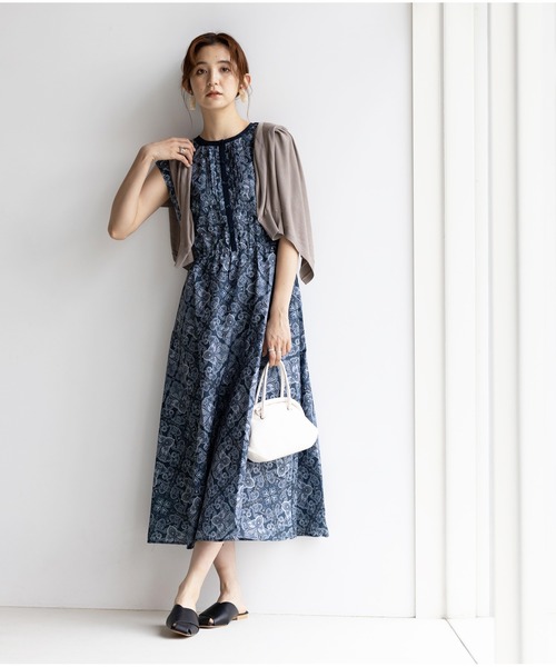 GeeRA（ジーラ）の「アソート柄ワンピース（ワンピース・レディース・ブラック/ダークネイビー/ネイビー/グリーン/ベージュ/ブラック系その他・LARGE/X-LARGE/MEDIUM/XX-LARGE）」の19枚目の写真