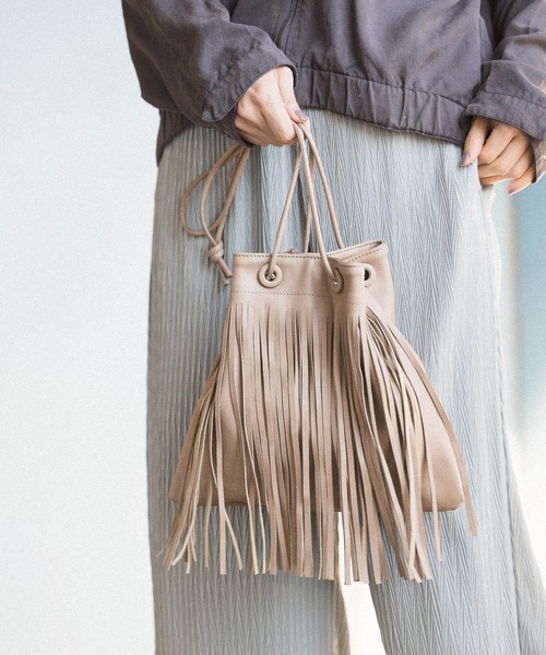 【セール】フリンジキンチャクバッグ（ショルダーバッグ）｜BAYFLOW（ベイフロー）のファッション通販 ZOZOTOWN