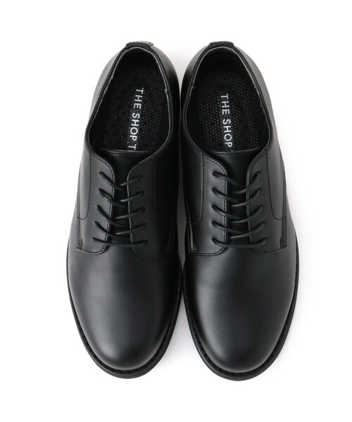 THE SHOP TK （ザ ショップ ティーケー ）の「◆プレーントゥレザーレースアップシューズ（ドレスシューズ・メンズ・ダークブラウン/ブラック・60/70/50）」の6枚目の写真