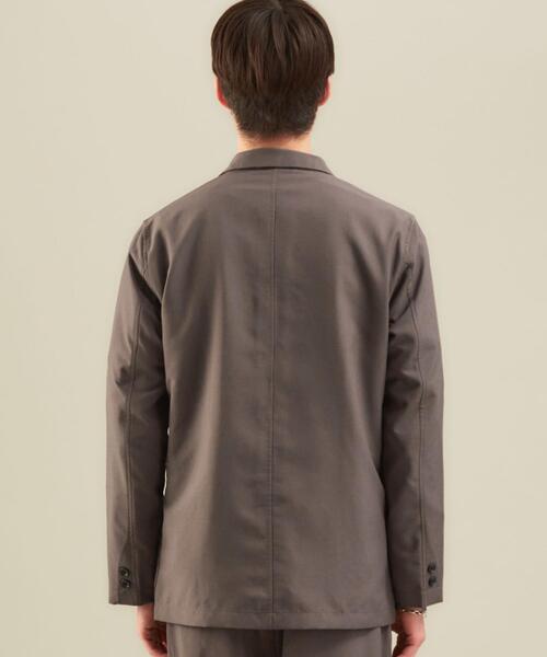 green label relaxing（グリーンレーベルリラクシング）の「＜ 機能性 / 吸水速乾 ＞ CM リネンライク ドライ エステル ジャーディガン ジャケット #（テーラードジャケット・メンズ・ダークグレー/ネイビー/ダークブラウン・MEDIUM/LARGE/SMALL/X-LARGE/X-SMALL）」の18枚目の写真