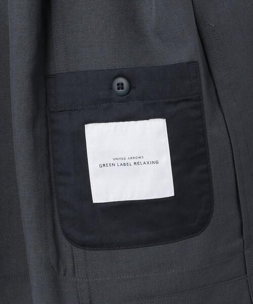green label relaxing（グリーンレーベルリラクシング）の「＜ 機能性 / 吸水速乾 ＞ CM リネンライク ドライ エステル ジャーディガン ジャケット #（テーラードジャケット・メンズ・ダークグレー/ネイビー/ダークブラウン・MEDIUM/LARGE/SMALL/X-LARGE/X-SMALL）」の15枚目の写真