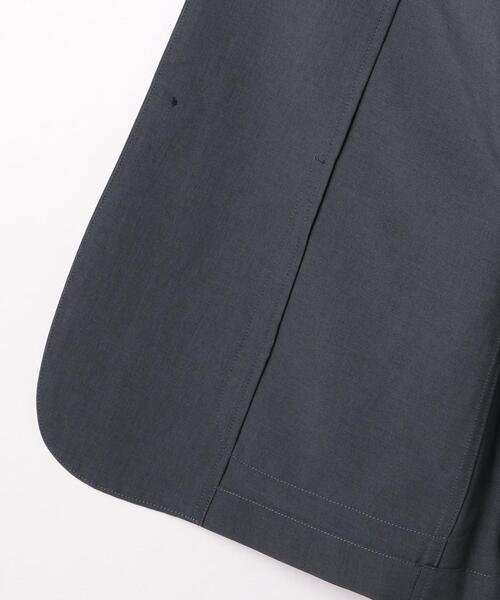 green label relaxing（グリーンレーベルリラクシング）の「＜ 機能性 / 吸水速乾 ＞ CM リネンライク ドライ エステル ジャーディガン ジャケット #（テーラードジャケット・メンズ・ダークグレー/ネイビー/ダークブラウン・MEDIUM/LARGE/SMALL/X-LARGE/X-SMALL）」の9枚目の写真