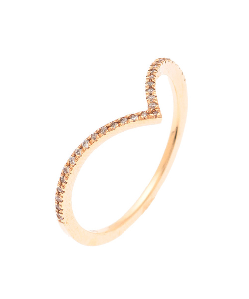 K10ダイヤモンド V字 リング（リング）｜COCOSHNIK（ココシュニック