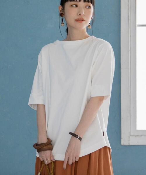 多機能付きusaコットンプレーティング5分袖tシャツ レディース Women Coen コーエン 公式ファッション通販