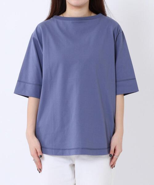tシャツ コンフォートプレーティング デザインカットソー レディース セール】コンフォートプレーティング デザインカットソー（T