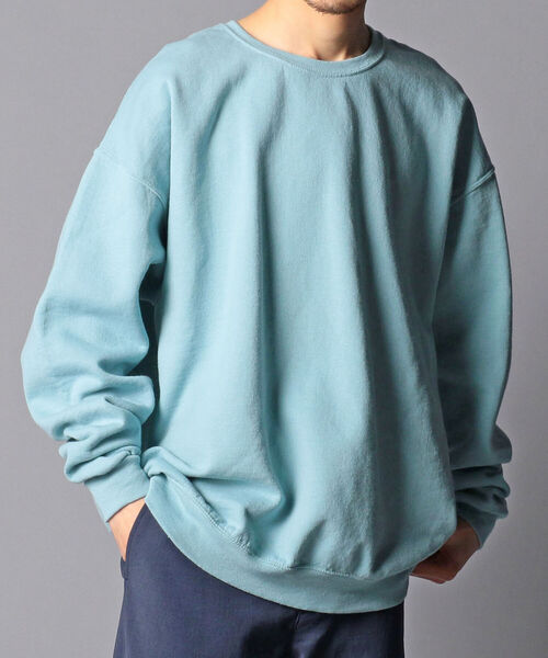 FRUIT OF THE LOOM（フルーツオブザルーム）の「【FRUIT OF THE LOOM/フルーツオブザルーム】 ペールトーン トレーナー  スウェット（スウェット・メンズ・ブルー/レッド/ライトグリーン・M/XL/L）」の3枚目の写真