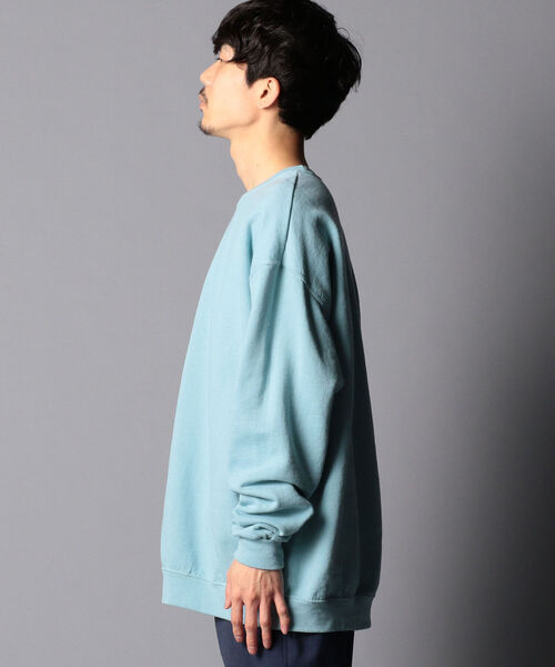 FRUIT OF THE LOOM（フルーツオブザルーム）の「【FRUIT OF THE LOOM/フルーツオブザルーム】 ペールトーン トレーナー  スウェット（スウェット・メンズ・ブルー/レッド/ライトグリーン・M/XL/L）」の5枚目の写真