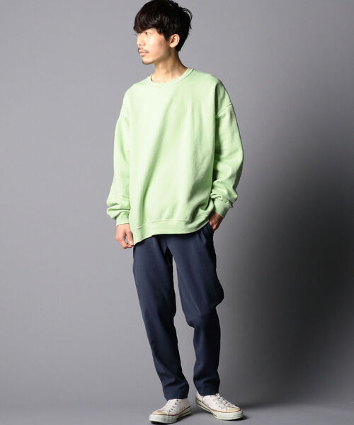 FRUIT OF THE LOOM（フルーツオブザルーム）の「【FRUIT OF THE LOOM/フルーツオブザルーム】 ペールトーン トレーナー  スウェット（スウェット・メンズ・ブルー/レッド/ライトグリーン・M/XL/L）」の12枚目の写真