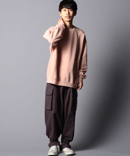 FRUIT OF THE LOOM（フルーツオブザルーム）の「【FRUIT OF THE LOOM/フルーツオブザルーム】 ペールトーン トレーナー  スウェット（スウェット・メンズ・ブルー/レッド/ライトグリーン・M/XL/L）」の13枚目の写真