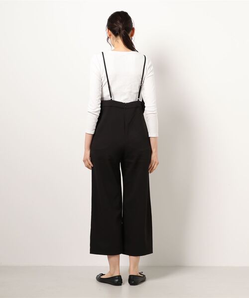 LOWRYS FARM（ローリーズファーム）の「キャミサロペット　932804（サロペット/オーバーオール・レディース・ブラック/ダークブラウン/グリーン/アイボリー・FREE）」の14枚目の写真