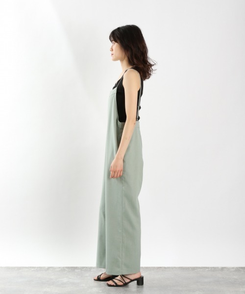 LOWRYS FARM（ローリーズファーム）の「キャミサロペット　932804（サロペット/オーバーオール・レディース・ブラック/ダークブラウン/グリーン/アイボリー・FREE）」の5枚目の写真