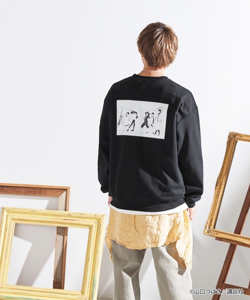 MONO-MART(モノマート)の「【ブルーピリオド】コラボ オーバーサイズ ロゴ刺繍&イラストプリントスウェット(スウェット・メンズ・ホワイト系その他/ブラック系その他/ベージュ系その他/ホワイト系その他2/ブラック系その他2・M/L)」の15枚目の写真