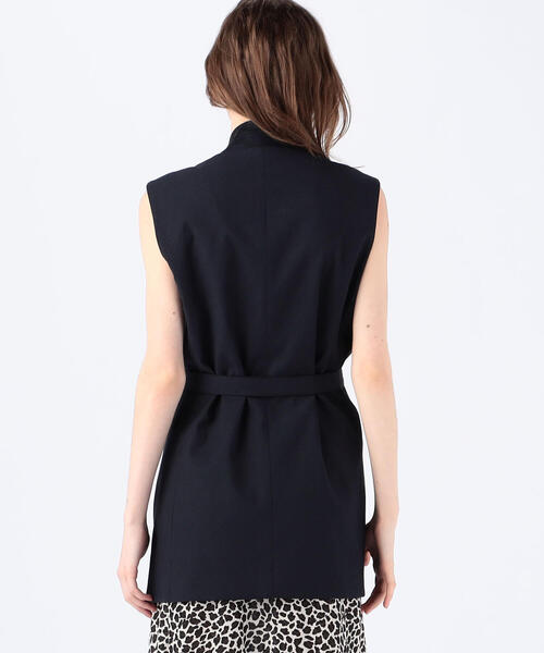 TOMORROWLAND (トゥモローランド)の「サマーオックス ベスト(ベスト・レディース・ライトベージュ/ネイビー・36)」の6枚目の写真