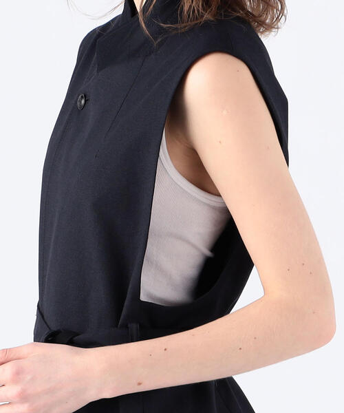 TOMORROWLAND (トゥモローランド)の「サマーオックス ベスト(ベスト・レディース・ライトベージュ/ネイビー・36)」の11枚目の写真