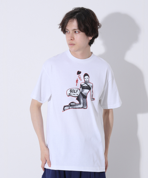 GOLF WANG（ゴルフワン）の「【GOLF WANG / ゴルフ ワン】TAKE TIME TEE（Tシャツ/カットソー・メンズ・ホワイト/ブラック・MEDIUM/LARGE）」の2枚目の写真