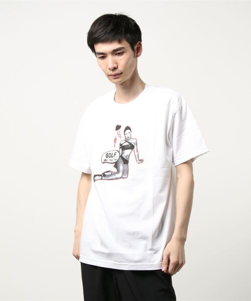 GOLF WANG（ゴルフワン）の「【GOLF WANG / ゴルフ ワン】TAKE TIME TEE（Tシャツ/カットソー・メンズ・ホワイト/ブラック・MEDIUM/LARGE）」の13枚目の写真
