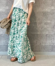 RIVE DROITE | レーヨンジョーゼットフラワースカート(スカート)