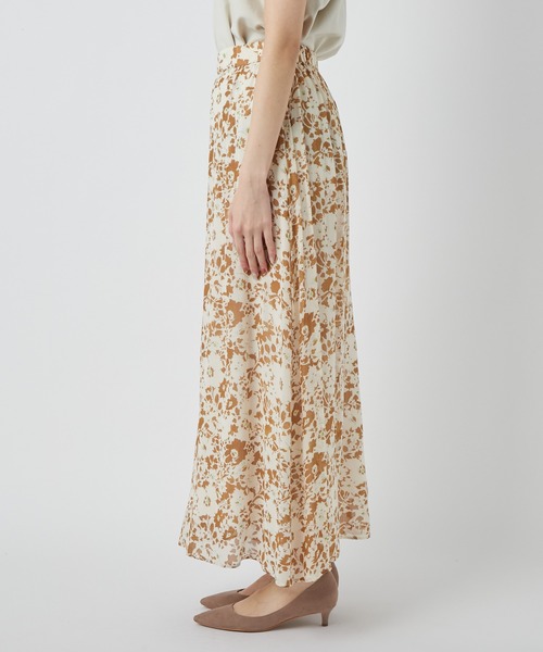 RIVE DROITE（リヴドロワ）の「レーヨンジョーゼットフラワースカート（スカート・レディース・グリーン/ブラウン・FREE）」の22枚目の写真