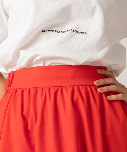 DOUBLE STANDARD CLOTHING(ダブルスタンダードクロージング)の「バイオツイルロングスカート(WEB限定)(スカート・レディース・レッド/ピンク・38/36)」の6枚目の写真