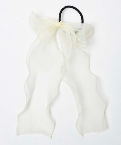 WEGO（ウィゴー）の「WEGO/透けリボンゴム（ヘアゴム・レディース・ブラック/ベージュ/オフホワイト/グリーン/ライトピンク/サックスブルー/その他2/その他1/ワイン/ライトベージュ/シルバー/その他6/その他8/その他5/その他4/その他7/その他3・FREE）」の20枚目の写真