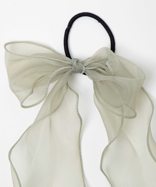 WEGO（ウィゴー）の「WEGO/透けリボンゴム（ヘアゴム・レディース・ブラック/ベージュ/オフホワイト/グリーン/ライトピンク/サックスブルー/その他2/その他1/ワイン/ライトベージュ/シルバー/その他6/その他8/その他5/その他4/その他7/その他3・FREE）」の19枚目の写真