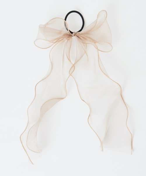 WEGO（ウィゴー）の「WEGO/透けリボンゴム（ヘアゴム・レディース・ブラック/ベージュ/オフホワイト/グリーン/ライトピンク/サックスブルー/その他2/その他1/ワイン/ライトベージュ/シルバー/その他6/その他8/その他5/その他4/その他7/その他3・FREE）」の22枚目の写真