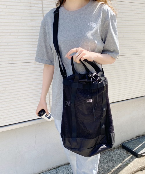 【GW限定特価】THE NORTH FACE メッシュトートバッグ ブラック THE NORTH FACE トートバッグ 「THE FACE/ザノースフェイス