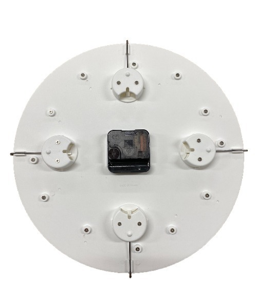 entre square（アントレスクエアー）の「ぷっくりとした文字盤が可愛い3Dクロック（掛け時計・レディース・ホワイト・ONE SIZE）」の9枚目の写真