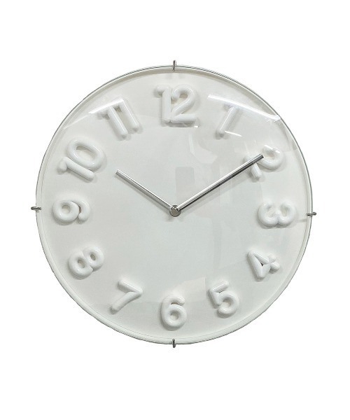 entre square（アントレスクエアー）の「ぷっくりとした文字盤が可愛い3Dクロック（掛け時計・レディース・ホワイト・ONE SIZE）」の7枚目の写真