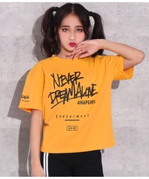 ANAP GｉRL（アナップガール）の「ストリートメッセージTシャツ（Tシャツ/カットソー・キッズ）」