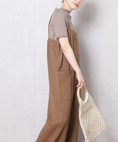 FREAK'S STORE（フリークスストア）の「▽【WEB限定】メローデザインボートネックTシャツ(メロートップス)（Tシャツ/カットソー・レディース・ブラック/ブラウン/ブルー/ナチュラル/ライトピンク・ﾌﾘ-）」の13枚目の写真