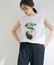 ROPE' | ノースリーブコラージュプリントTEE(Tシャツ/カットソー)