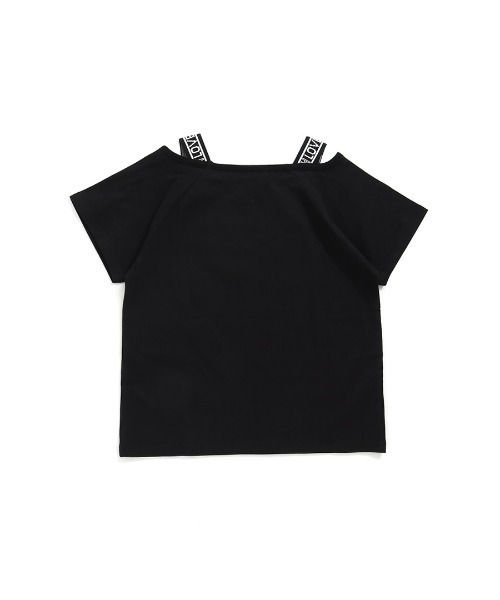 JENNI love（ジェニィラブ）の「防蚊テープロゴ肩あきTシャツ（Tシャツ/カットソー・キッズ・ラベンダー/ブラック/ミント・130cm/160cm/140cm/150cm）」の8枚目の写真
