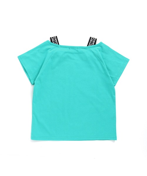 JENNI love（ジェニィラブ）の「防蚊テープロゴ肩あきTシャツ（Tシャツ/カットソー・キッズ・ラベンダー/ブラック/ミント・130cm/160cm/140cm/150cm）」の10枚目の写真