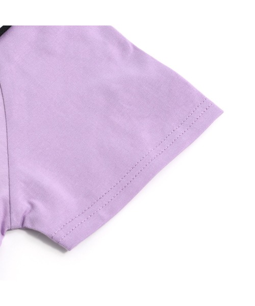 JENNI love（ジェニィラブ）の「防蚊テープロゴ肩あきTシャツ（Tシャツ/カットソー・キッズ・ラベンダー/ブラック/ミント・130cm/160cm/140cm/150cm）」の16枚目の写真