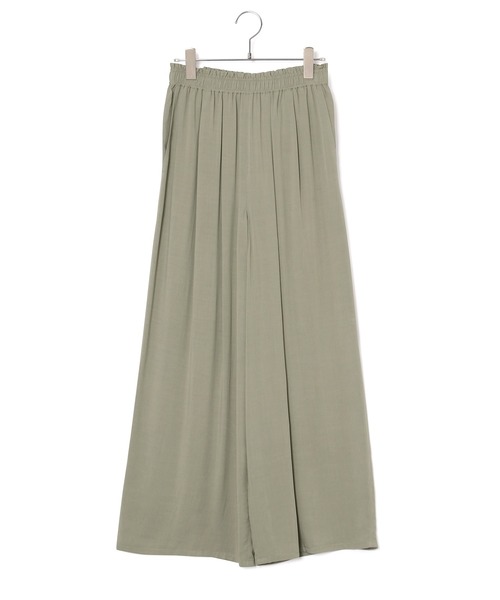 ADAM ET ROPE'(アダムエロペ)の「【セットアップ対応】イージーレーヨンパンツ(その他パンツ・レディース・グレー/ダークブラウン・FREE)」の14枚目の写真