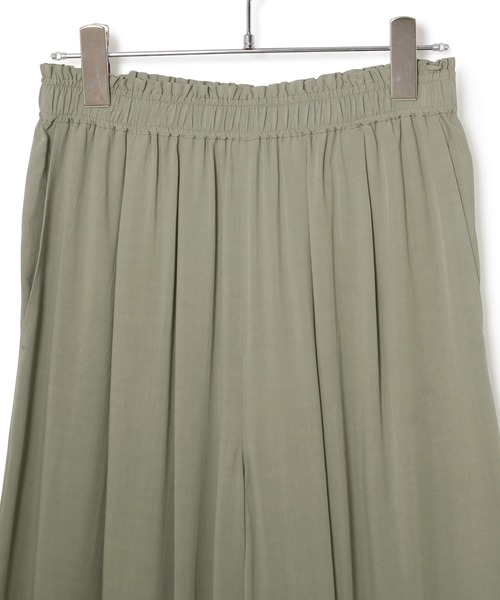 ADAM ET ROPE'(アダムエロペ)の「【セットアップ対応】イージーレーヨンパンツ(その他パンツ・レディース・グレー/ダークブラウン・FREE)」の9枚目の写真