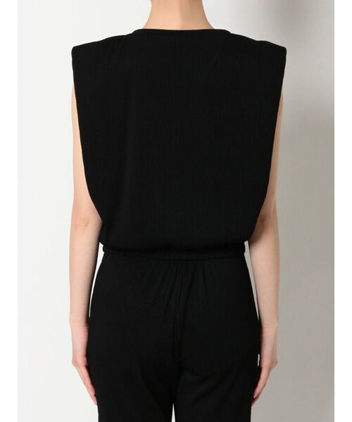 EVRIS（エヴリス）の「プリーツショルダーパットトップス【セットアップ着用可能】（Tシャツ/カットソー・レディース・ブラック/パープル/アイボリー・FREE）」の7枚目の写真