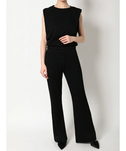 EVRIS（エヴリス）の「プリーツショルダーパットトップス【セットアップ着用可能】（Tシャツ/カットソー・レディース・ブラック/パープル/アイボリー・FREE）」の21枚目の写真